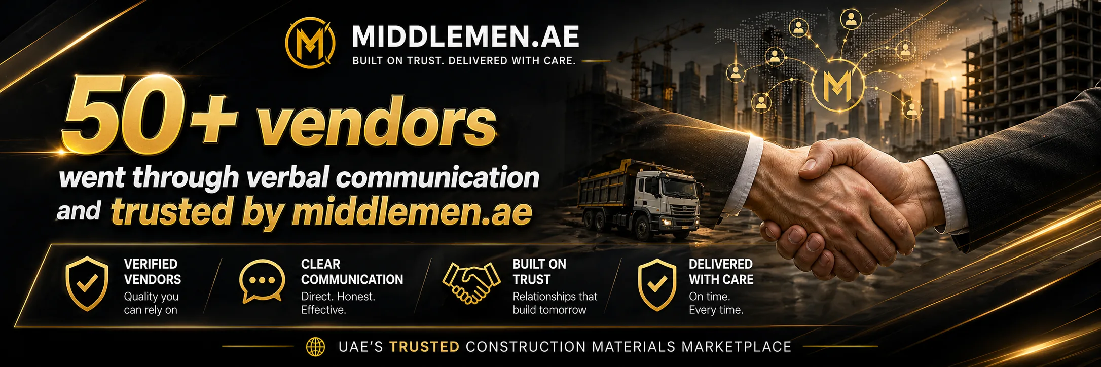 MiddleMen construction procurement ad